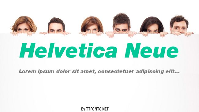 Helvetica Neue example